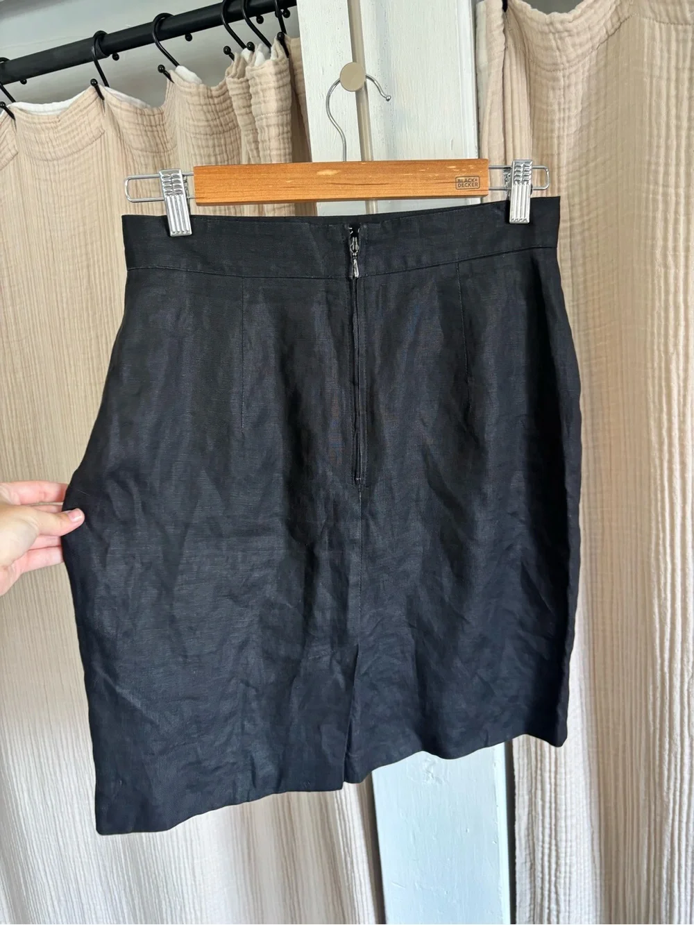 Vintage United Colors of Benetton Linen Skirt- 44